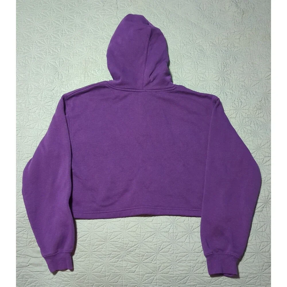 NBA LA Lakers Crop Top Hoodie Womens size M